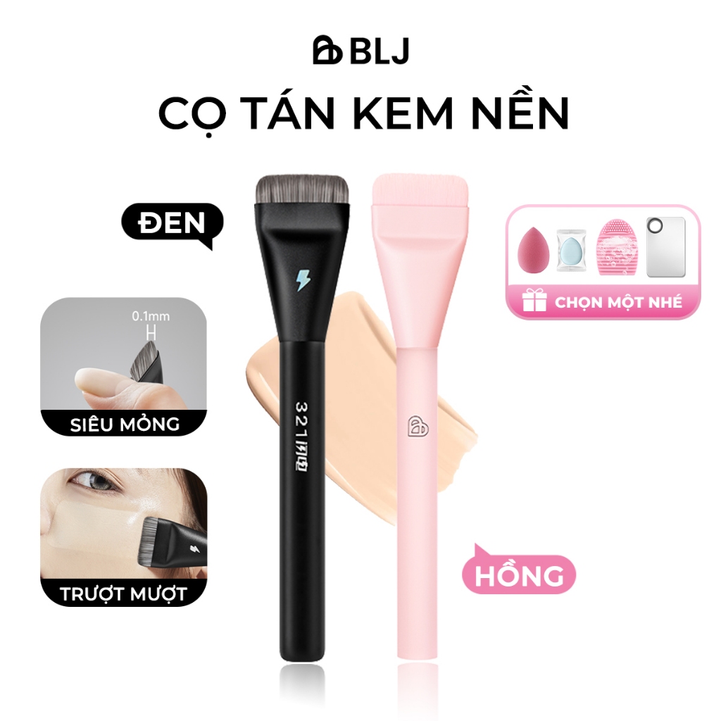 Cọ Tán Nền BLJ Cọ Trang Điểm Chuyên Dụng Đầu Phẳng Tán Nền Mịn, Không Vết, Che Phủ Tự Nhiên