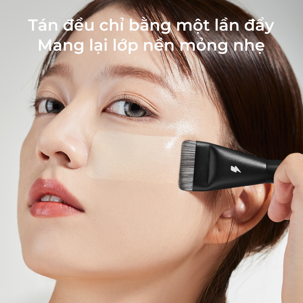 Cọ Tán Nền BLJ Cọ Trang Điểm Chuyên Dụng Đầu Phẳng Tán Nền Mịn, Không Vết, Che Phủ Tự Nhiên