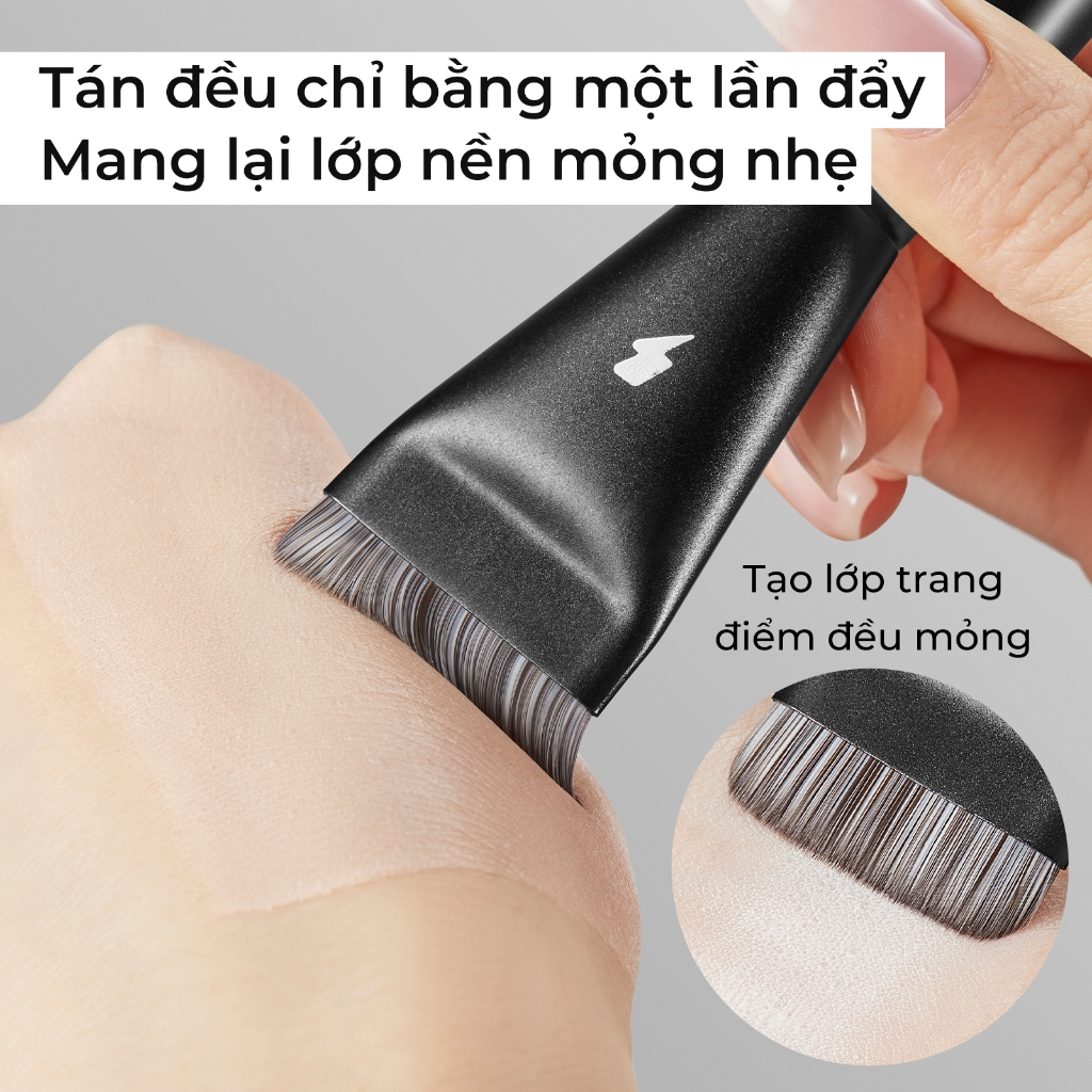 Cọ Tán Nền BLJ Cọ Trang Điểm Chuyên Dụng Đầu Phẳng Tán Nền Mịn, Không Vết, Che Phủ Tự Nhiên