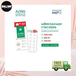 Miếng Dán Mụn Acnes Clear Patch Giúp Giảm Mụn Sưng 24 Miếng
