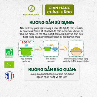 Mì Xoắn Trắng Hữu Cơ Markal 500g - Chuẩn Vị Pháp, Thấm Sốt Cực Đỉnh, An Toàn - Natural Market