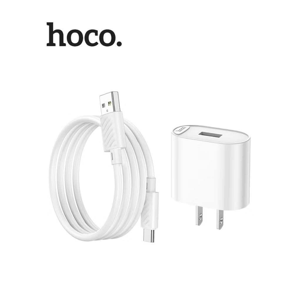Bộ sạc nhanh 18w hoco C109 USB sang Type-c