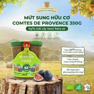 Mứt Hữu Cơ Pháp Comtes de Provence Ít Đường Ăn Bánh Mì Làm Bánh - Natural Market
