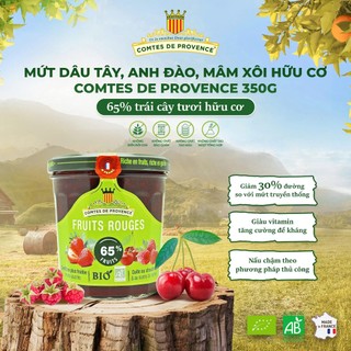 Mứt Hữu Cơ Pháp Comtes de Provence Ít Đường Ăn Bánh Mì Làm Bánh - Natural Market