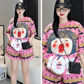 Set Quần Áo Nữ Bộ In Hình JOY Chất Cotton Mềm Mại Freesize Form Thụng Thoáng Mát Năng Động