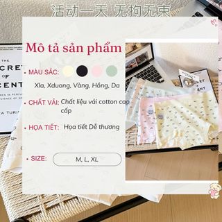 Quần boxer nữ cao cấp cạp vừa tôn dáng, Quần lót nữ dáng đùi chất cotton kháng khuẩn HOMEBRA L6005