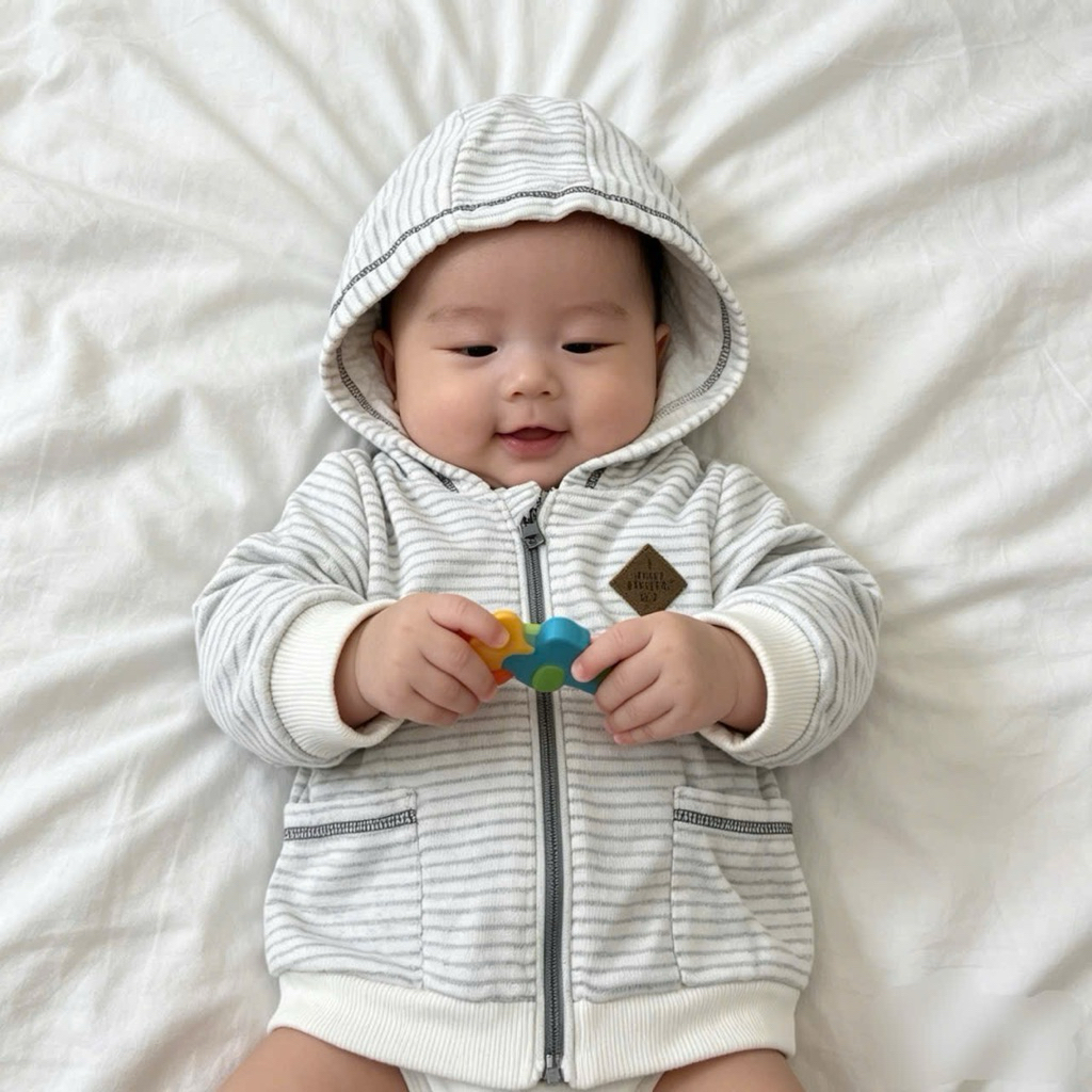 Áo Khoác Nỉ Bé Trai Sơ Sinh Hàng Xuất Dư Size 3M-3Y (3-13kg) Mềm Mại Giữ Ấm Mẫu Siêu Xinh L024 L025 L084