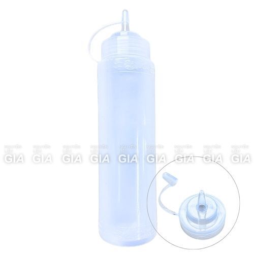 Bình nhựa đựng sốt tròn
