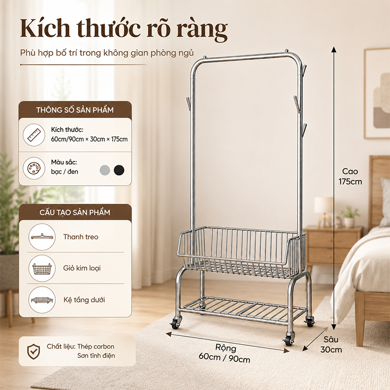𝐎𝐥𝐢𝐟𝐞 Cây Treo Quần Áo Trong Phòng Sào Phơi Đồ Hiện Đại Giá Treo Quần Áo Đa Dạng Kệ Treo Quần Ao Bằng Sắt Kệ Treo Đồ