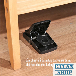 Bẫy Chuột Nhựa Đen Hàm Cá Mập Dụng Cụ Bẫy Chuột Hiệu Quả Siêu Nhạy Dễ Dàng Lắp Đặt Và Sử Dụng