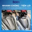 CHAI NƯỚC RỬA XE BỌT TUYẾT SUPER FOAM BF80 1L- BOO'I - Sáng bóng, Sạch nhanh, Tặng khăn lau xe microfiber