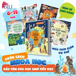 Bộ sách - Cuốn sách Khoa Học đầu tiên dành cho học sinh tiểu học (5 cuốn lẻ)