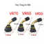 Van cao su cho lốp không săm - Nắp van khuỷu - Nắp van bằng thép không gỉ - Thân van
