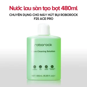 Nước lau sàn tạo bọt Roborock 480ml ( Dùng cho F25 Ace Pro )