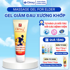 Gel Massage Làm Ấm Giảm Đau Cơ Xương Khớp Clinxy - Massage Gel For Elder (35g)