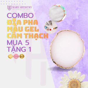 Khay Vĩ Đĩa Đựng Pha Màu Gel Vẽ Mary Artistry Cẩm Thạch Sang Trọng - Đạo Cụ Chụp Ảnh