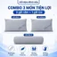 Gối Cao Su Non Memory Foam - 2 Gối Nằm 1 Gối Ôm, An Toàn Khi Sử Dụng, Thoáng Mát, Êm Ái