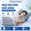 Gối Cao Su Non Memory Foam - 2 Gối Nằm 1 Gối Ôm, An Toàn Khi Sử Dụng, Thoáng Mát, Êm Ái