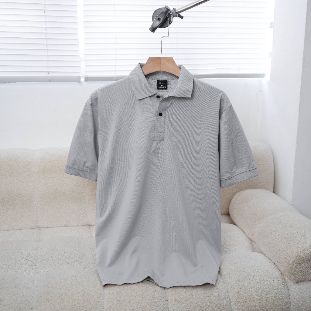 Áo polo nam trơn, áo thun nam cổ bẻ Big Size 55-115kg vải cotton cá sấu đủ màu - My Homies | BigBuy360 - bigbuy360.vn