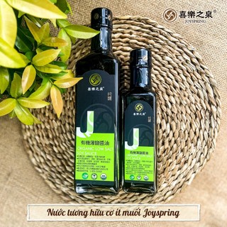 Nước Tương Hữu Cơ Ít Muối Joyspring (210ml & 500ml) Tăng Vị Đậm Đà, Ăn Ngon Hơn - Natural Market