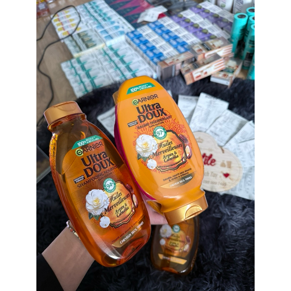 Gội Xả Hoa Trà GARNIER Bill Pháp