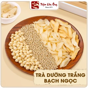 Trà dưỡng trắng bạch ngọc, hỗ trợ cấp ẩm, sáng da, giúp mờ nám, giảm mụn nội tiết, cải thiện sức khỏe