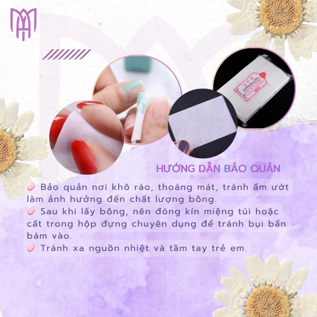 [Mua5Tặng1] Giấy Lau Gel Mary Artistry Dày 1000 Tờ - Giấy Tẩy Móng Không Xơ Cao Cấp - Không Thấm Hút