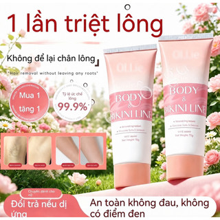 [Rẻ nhất shopee] Kem Tẩy Lông Body & Bikini Tặng Gel Dưỡng Da + Que Gạt – Tẩy Lông Nhanh Dịu Nhẹ