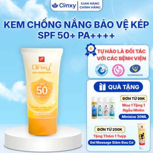 Kem Chống Nắng Clinxy Bảo Vệ Làn Da Vượt Trội, An Toàn Cho Da - Daily Sunscreen (50g)