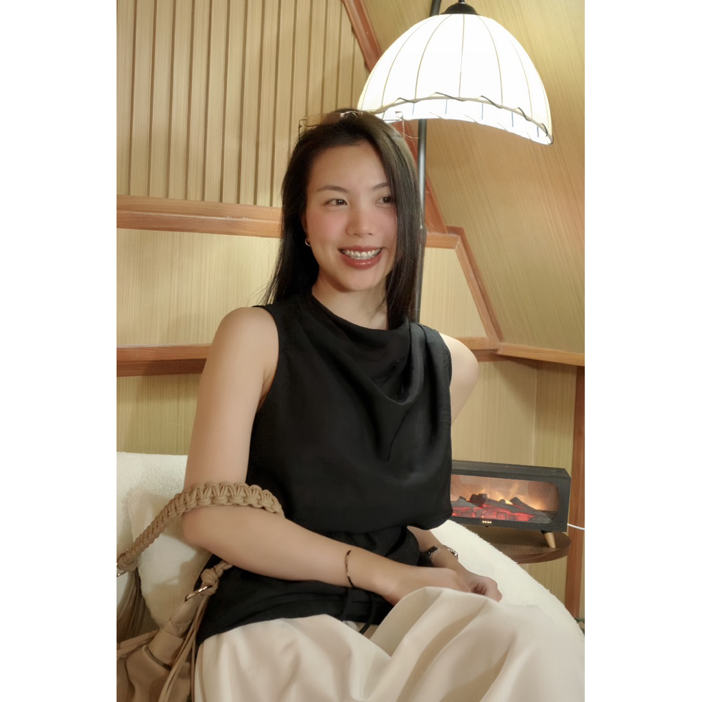 TANE Áo Draped Top | PRE - ORD