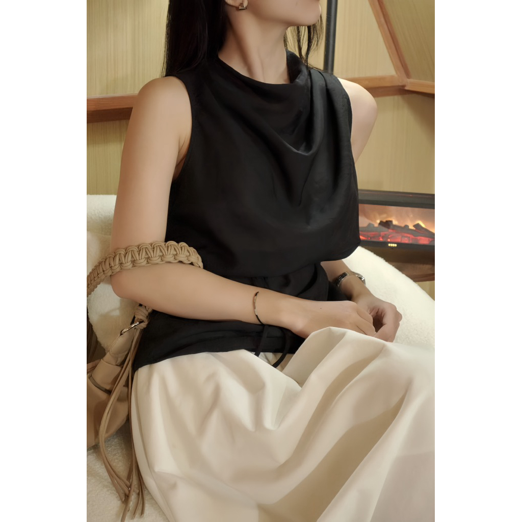 TANE Áo Draped Top | PRE - ORD