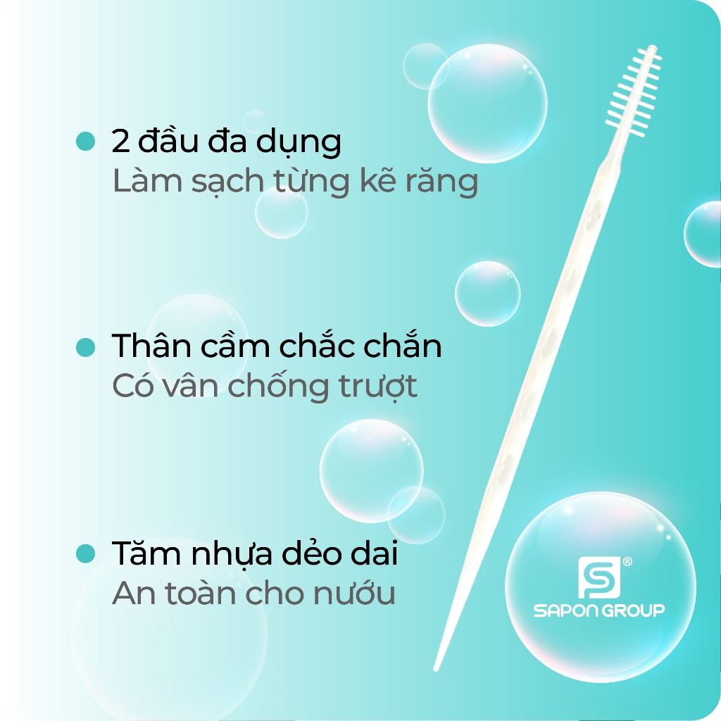 Combo 5 hộp Tăm nhựa xương cá YUMY 500 chiếc tăm nha khoa 2 đầu mềm tiện lợi bảo vệ nướu (TN11-134)