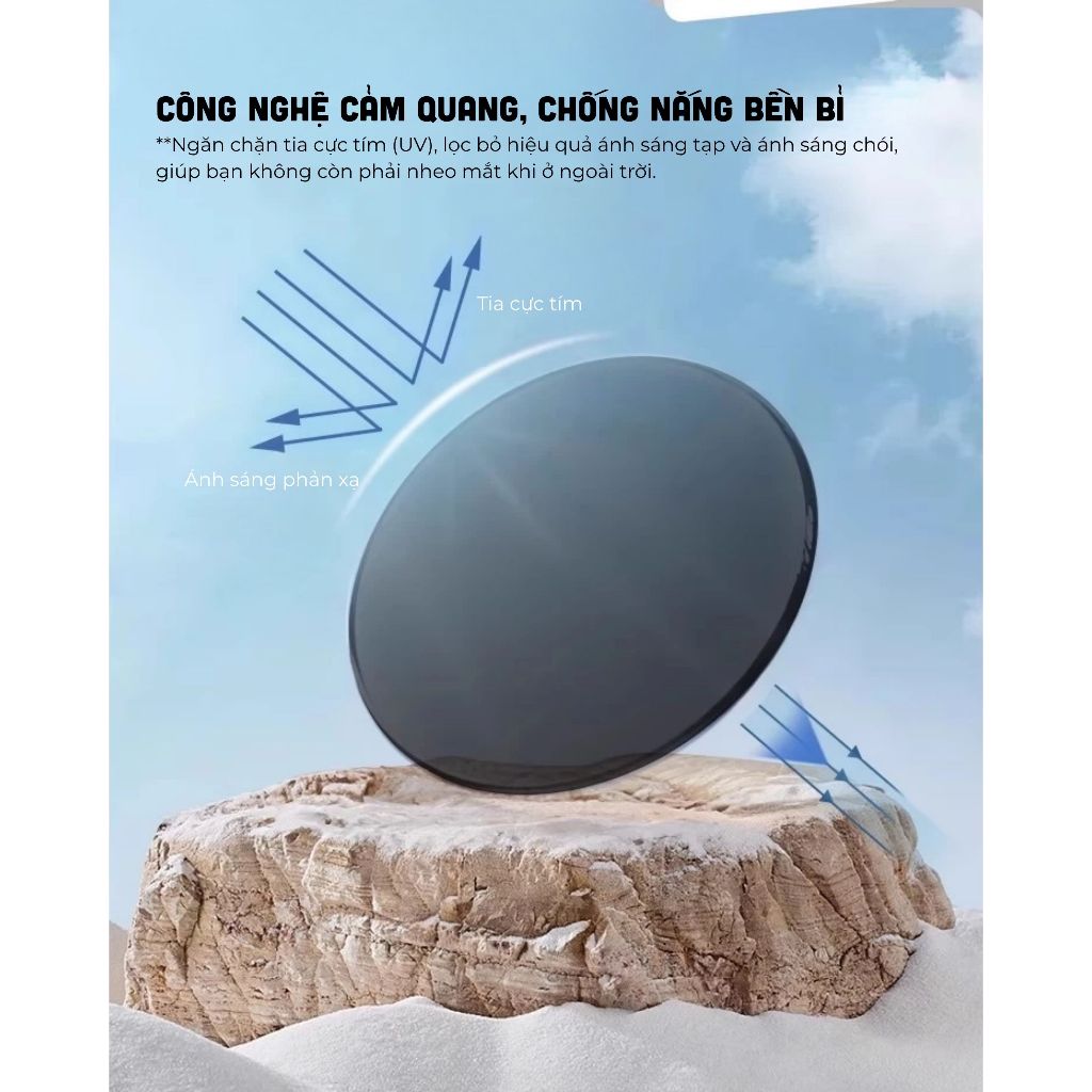 Kính Râm Mắt Mèo MOCO 20310 Thời Trang Nữ 2026, Chống Tia UV400, Gọng Nhựa Cao Cấp Siêu Nhẹ