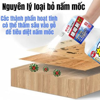 Dung Dịch Tẩy Nấm Mốc Siêu Sạch Đồ Gỗ 500ml, Đồ Nội Thất, Tủ Quần Áo Cao Cấp