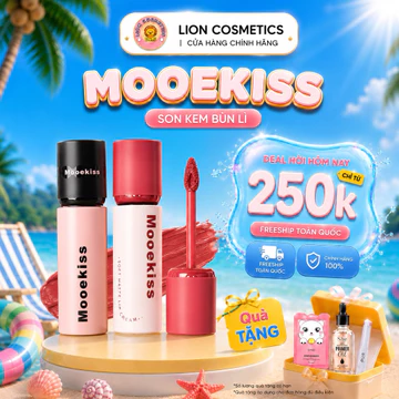 [MOOEKISS] Son Mooekiss Nắp Đỏ Không Dính Cốc Bền Màu Tự Nhiên Son lì Son môi 6 Màu Có Sẵn 3g