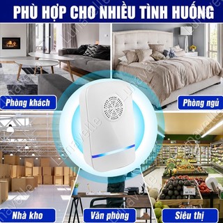 Máy đuổi chuột thông minh máy đuổi Gián Muỗi chuột bằng sóng siêu âm bỏ bọ muỗi gián chuột diệt côn trùng