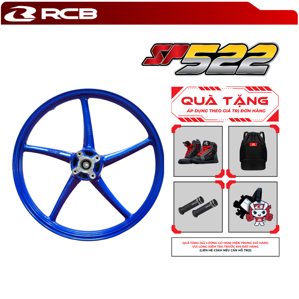 Mâm RCB SP522 (Nhiều Màu) – Exciter135/150/155, Sonic150, Vario, Click, Belang, Winner