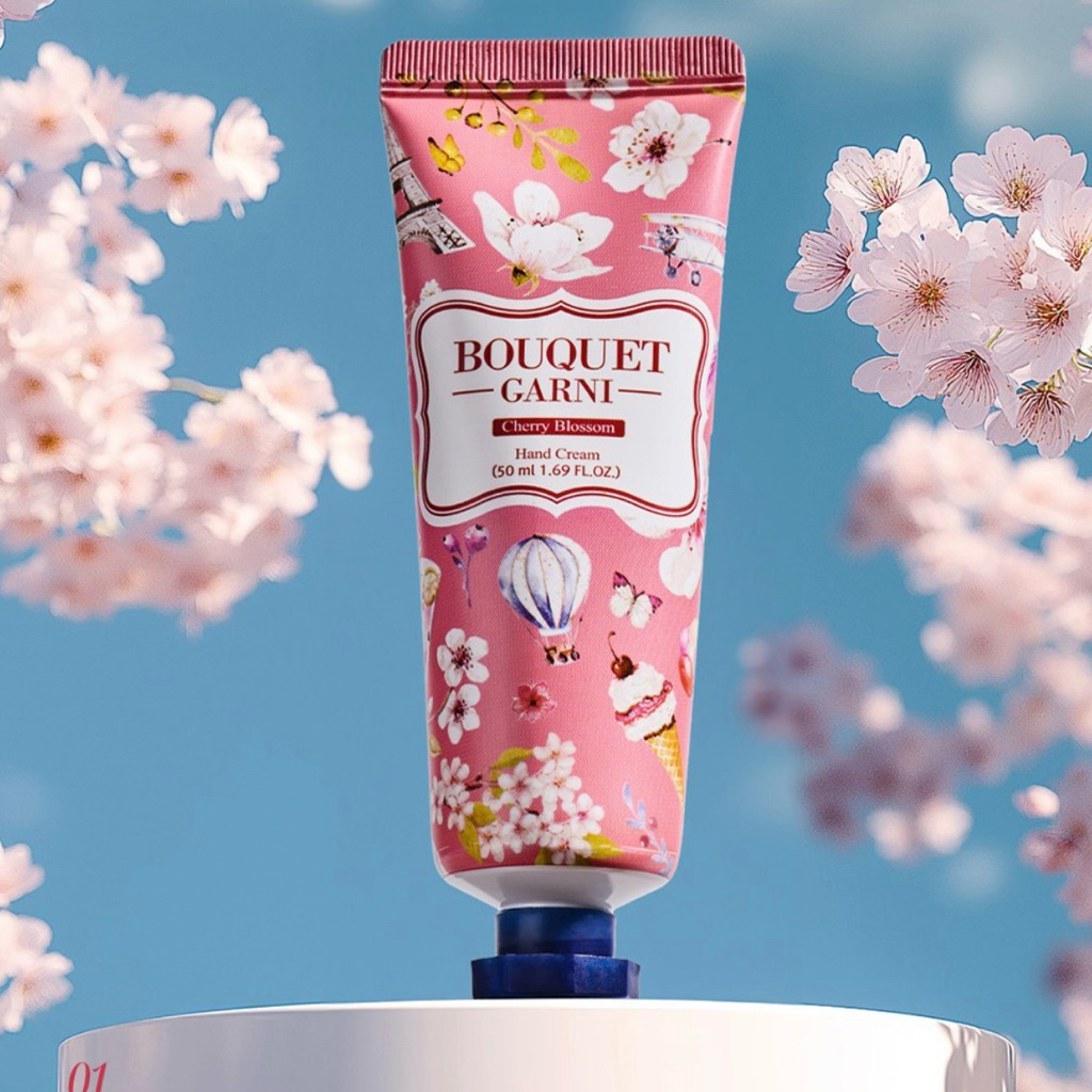 [Set 4 tuýp] Kem Dưỡng Da Tay Siêu Thơm Lưu Hương Lâu Bouquet Garni 50ml Hàn Quố