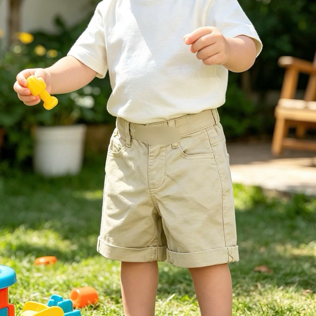 Quần short bé trai xuất dư A308 L075 size 2-10y (12-38kg) mát mặc hè thoải mái