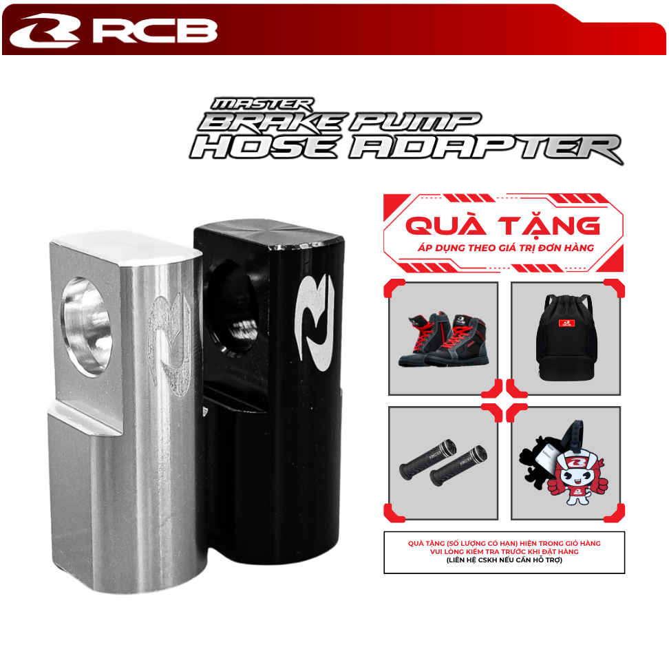 Đầu Nối Dây Dầu RCB Hose Adapter Gắn Tay Thắng Dầu Radial