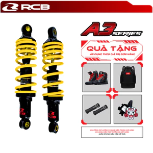 Phuộc Đôi RCB A3 Series 275mm 335mm Cho Honda Wave/Sirius/Jupiter – Giảm Chấn Hiệu Suất Cao