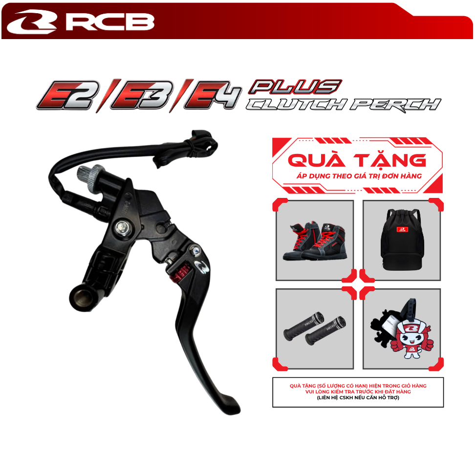 Tay Côn Dây RCB E2+ E3+ E4+ – Tay Trái Có Tăng Chỉnh Universal Xe Côn Tay