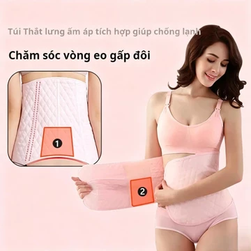 Đai bụng sau sinh cho phụ nữ mang thai Đai bụng thoáng khí bằng cotton Đai phục hồi sau sinh