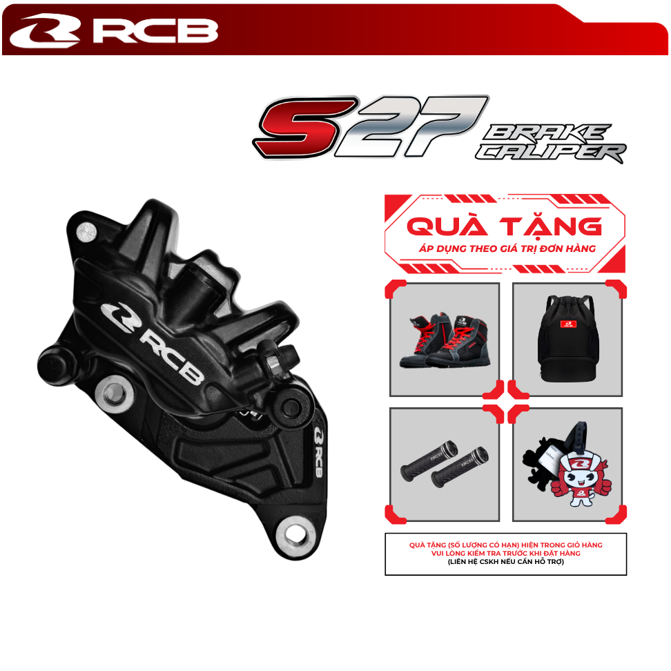 Heo Dầu RCB S27 – 2 Piston 27mm – Gắn Exciter 135/150, Winner X, Sirius, Wave