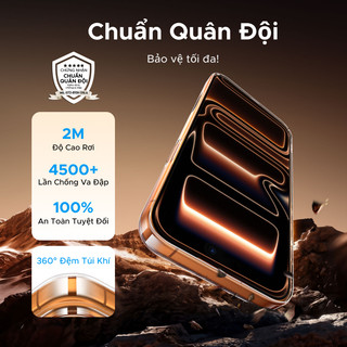 Ốp điện thoại trong suốt từ tính chống rơi UGREEN cho iPhone 17 Pro Max / Dành cho iPhone 17 Pro/ iPhone 17 Air(ốp cứng)