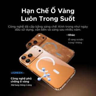 Ốp điện thoại trong suốt từ tính chống rơi UGREEN cho iPhone 17 Pro Max / Dành cho iPhone 17 Pro/ iPhone 17 Air(ốp cứng)