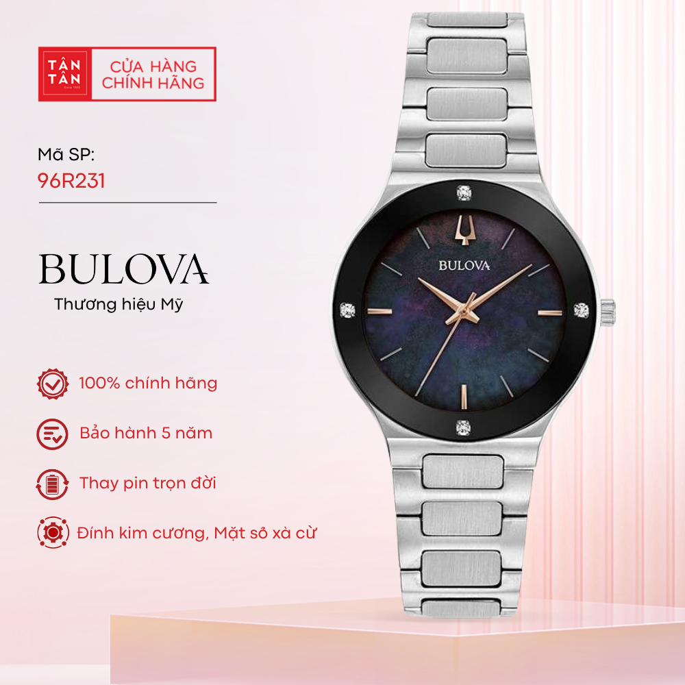 Đồng Hồ Nữ Bulova Millennia 96R231 Quartz 32mm - Đồng Hồ Tân Tân