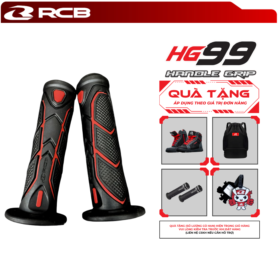Bao Tay RCB HG99 Cao Su Cao Cấp 125mm Chống Trượt Êm Tay Gắn Universal
