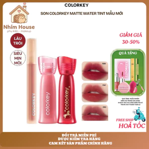 Son COLORKEY Watery Tint Bền Màu Lâu Trôi, Không Dính Cốc 2.5g Mẫu Mới | NHÍM HOUSE
