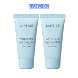 Bộ 2 Sữa Rửa Mặt Dưỡng Ẩm Laneige Water Bank Blue HA Cleansing Foam 30gx2